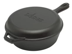 Lodge Logic Combo Cooker Multifunctionele Pan ø 26 Cm Gietij