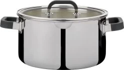 Spring Fusion2+ Hoge Kookpan Met Glasdeksel ø 24 Cm 6,5 Liter Rvs