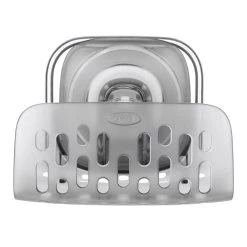 OXO Good Grips Sponshouder Met Zuignap 11 Cm Kunststof Rvs Grijs