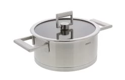 Cristel Strate Kookpan Met Glazen Deksel ΓΈ 20 Cm Rvs