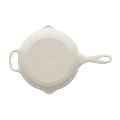 Le Creuset Skillet Koekenpan ø 23 Cm Gietijzer Meringue -Nieuw Keukengerei Winkel 20182237160422 le creuset signature cast iron round skillet 23cm meringue 2