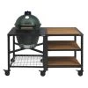 Big Green Egg Modular Outdoor Workspace Compleet Systeem Wood-Wood-Wood Incl. Large Barbecue