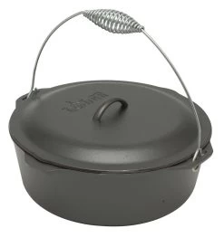 Lodge Logic Camp Dutch Oven Braadpan ø 34 Cm Gietijzer Zwart
