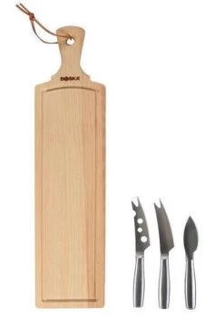 Boska Amigo Kaasset 44,5 Cm Hout/rvs 4-delig