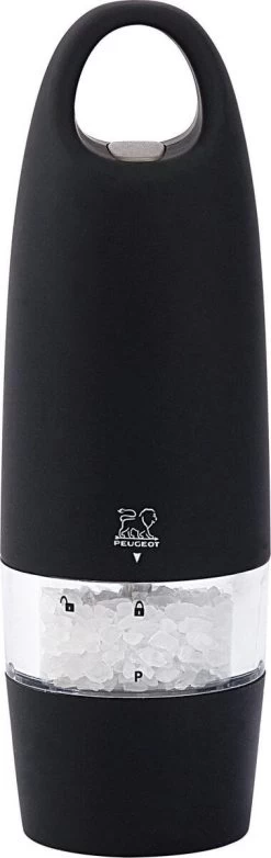 Peugeot Zest Elektrische Zoutmolen 17 Cm Zwart