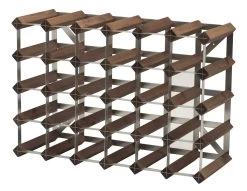 Traditional Wine Rack Co. Wijnrek 61 X 42 Cm Eik Donker