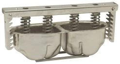 Adelmann Dubbele Hamvorm 6000N 'kip' 2x 1 Kg Rvs