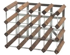 Traditional Wine Rack Co. Wijnrek 39 X 33 Cm Donker Hout