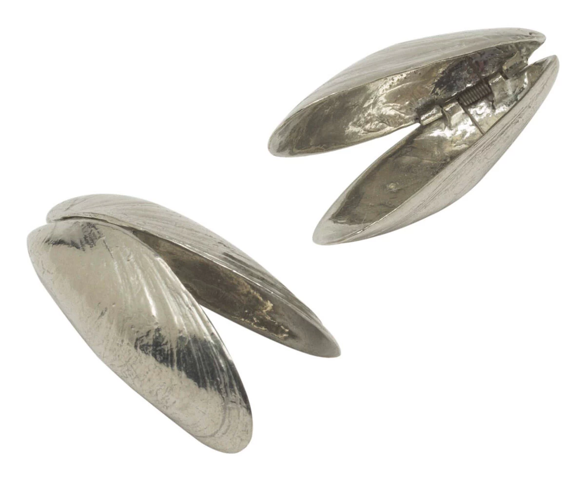 Oldenhof Zeeuws Mosselbestek Zilvertin 2 Stuks 1 Oldenhof Zeeuws Mosselbestek Zilvertin 2 Stuks