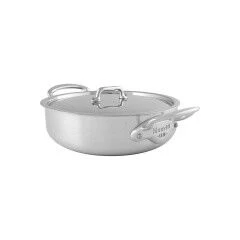 Mauviel M'Urban3 Lage Braadpan Met Rvs Deksel ø 24 Cm Rvs