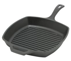 Lodge Logic Vierkante Grillpan 26 Cm Gietijzer Zwart
