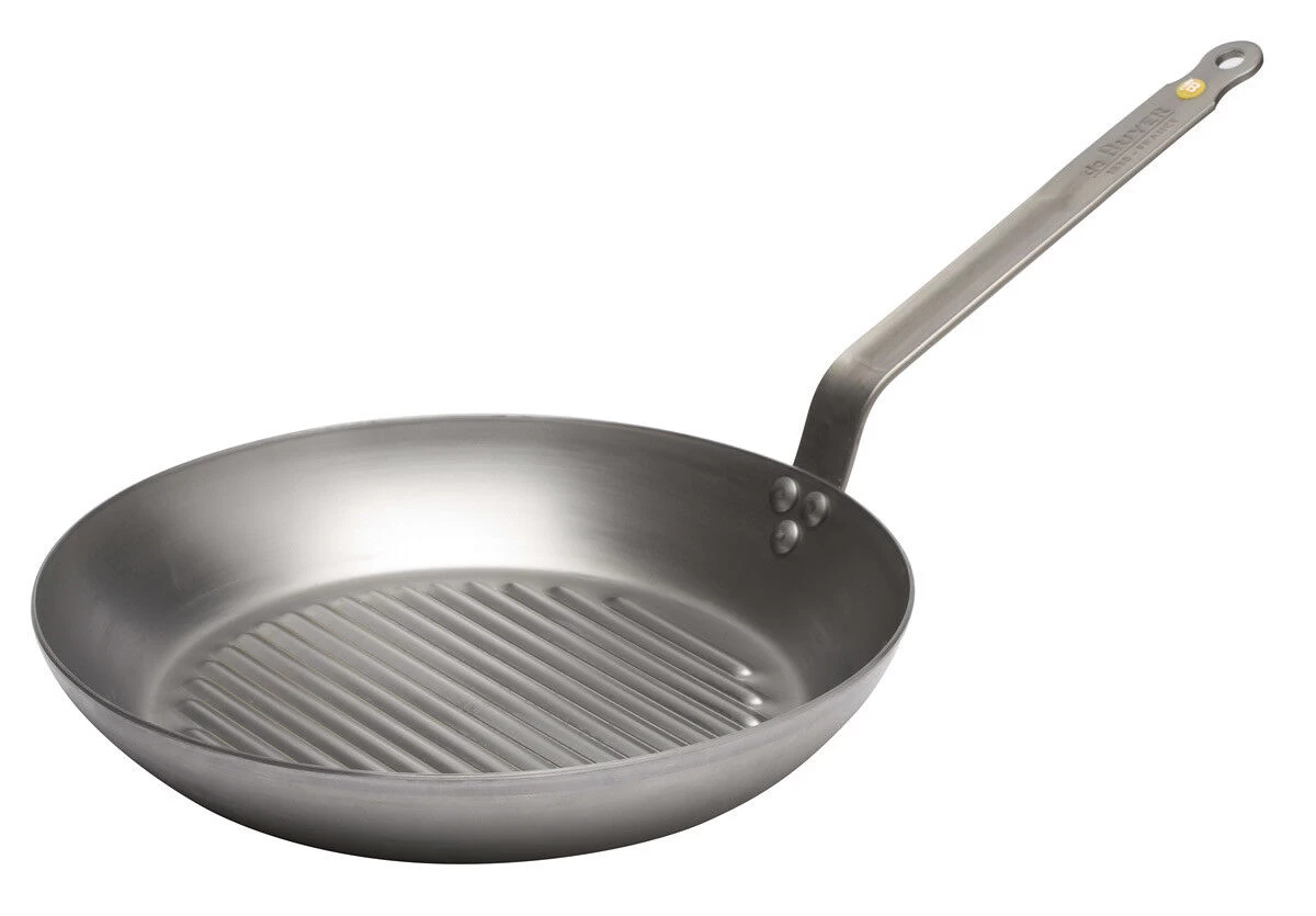 De Buyer B-Element Grillpan ø 32 Cm Plaatstaal 1 De Buyer B-Element Grillpan ø 32 Cm Plaatstaal