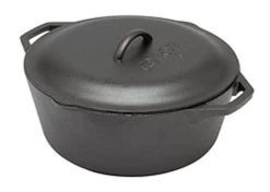 Lodge Logic Braadpan Met Schenktuiten ø 30 Cm Gietijzer Zwart