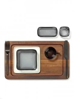 Serax HEII Marcel Wolterinck Kom Rechthoek 12 X 6 Cm H 3 Cm Glas Zwart -Nieuw Keukengerei Winkel b6219255s114