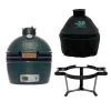 Big Green Egg MiniMax Barbecue ø 33 Cm Keramiek Groen Met Portable Nest, Acaciahouten Zijtafels En Hoes