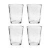 Broste Copenhagen Bubble Tumbler 200 Ml Glas 4-delig Transparant