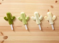 Lekue Lékué Fun & Sun Ijsvorm Cactus Silicone Groen 4 Stuks -Nieuw Keukengerei Winkel cactus helado 08 2