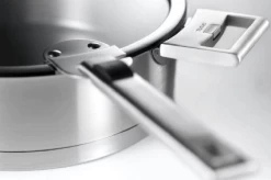 Cristel Strate Removable Set Kookpannen Met 1 Losse Steelgreep En 2 Zijgrepen Rvs 3-delig -Nieuw Keukengerei Winkel cristel strate 5 1