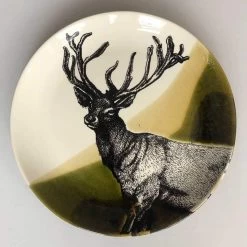 Duro Hunting Deer Bord 30 Cm Aardewerk