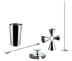 Alessi GIA25SET The Tending Box Cocktailset Rvs 5-delig