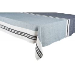 Haomy Trevise Tafelkleed 170 X 250 Cm Linnen Steenblauw