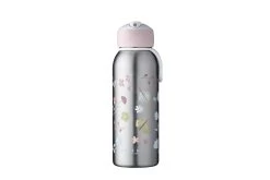 Mepal Campus Flowers & Butterflies Flip-up Geïsoleerde Drinkfles 350 Ml Rvs