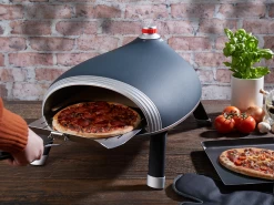 Delivita Diavolo Gas Pizza-oven Compleet Navy Blue -Nieuw Keukengerei Winkel kw delivita bl ss01 ss24