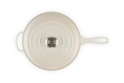 Le Creuset Signature Cassadou Braadpan ø 26 Cm Gietijzer Meringue -Nieuw Keukengerei Winkel lc 20200116 hl ps fs 21079267164430 004