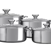 Le Creuset Signature Kookpannenset Rvs 4-delig
