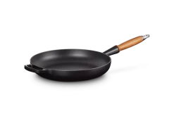 Le Creuset Koekenpan Rond Met Open Greep ø 28 Cm Gietijzer Mat Zwart