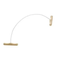 Oldenhof Kaasdraad Met Kunststof Grepen 60 Cm Rvs