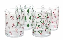 Ladelle Jingle Waterglas Glas 4-delig