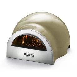 Delivita Houtgestookte Oven 59 X 59 X 39 Cm Olive Green