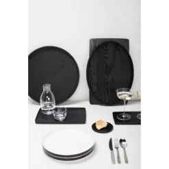 Serax Passe-Partout Dienblad 45 X 27 Cm H 2,8 Cm Hout Zwart -Nieuw Keukengerei Winkel passe partout 2 17