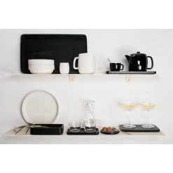 Serax Passe-Partout Dienblad 45 X 27 Cm H 2,8 Cm Hout Zwart -Nieuw Keukengerei Winkel passe partout 3 17