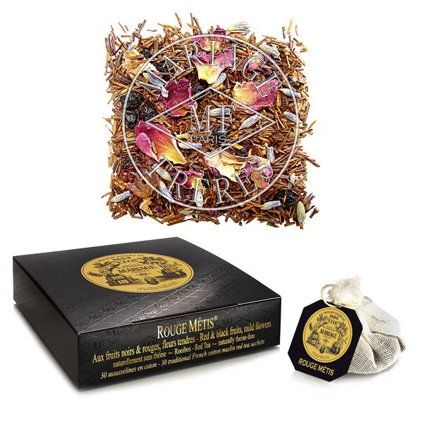 Mariage Frères Rouge Metis Rooibosthee 30 Zakjes 1 Mariage Frères Rouge Metis Rooibosthee 30 Zakjes