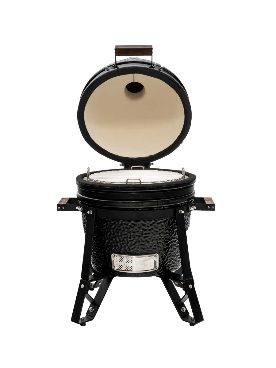 The Bastard Model 2022 Compact Kamado Keramiek Zwart 2 The Bastard Model 2022 Compact Kamado Keramiek Zwart - Afbeelding 2