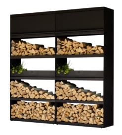 OFYR Wood Storage Black 200